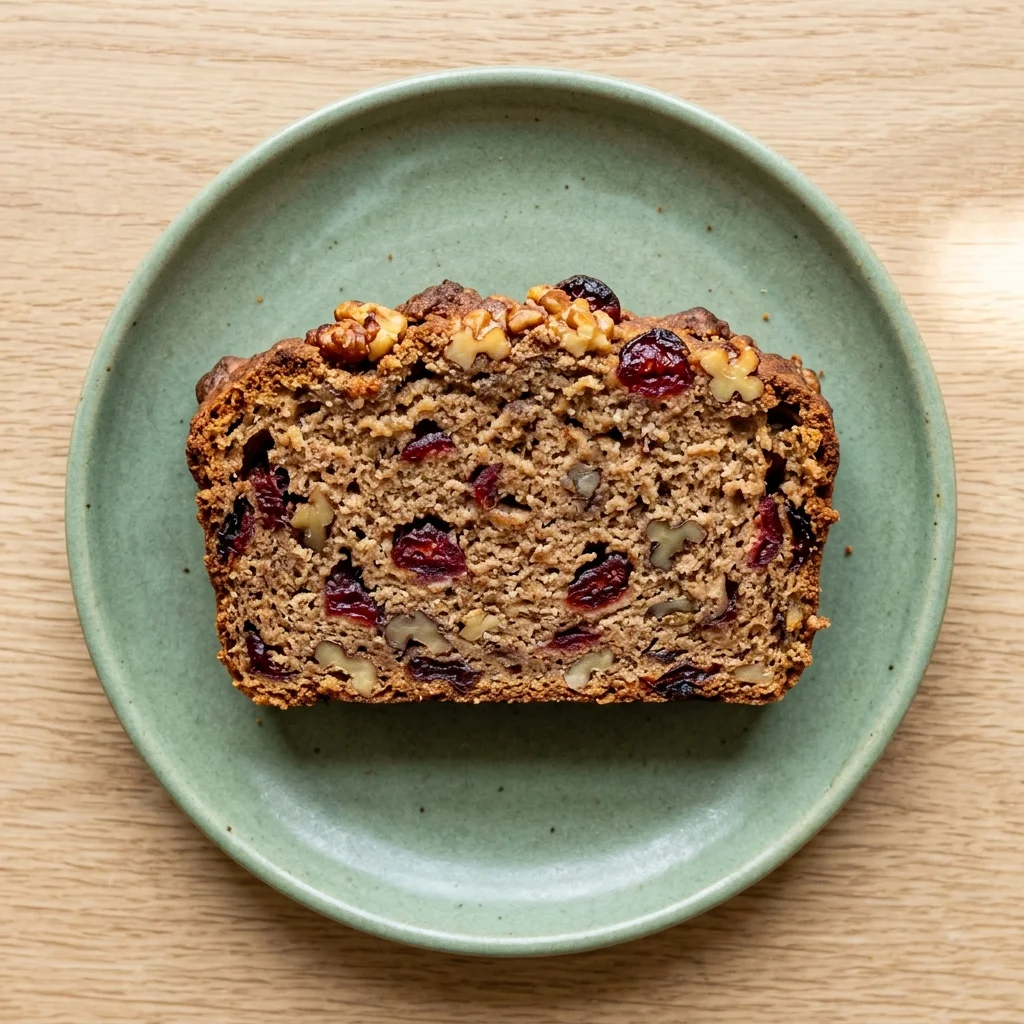Vegan Cranberry Walnut Bread