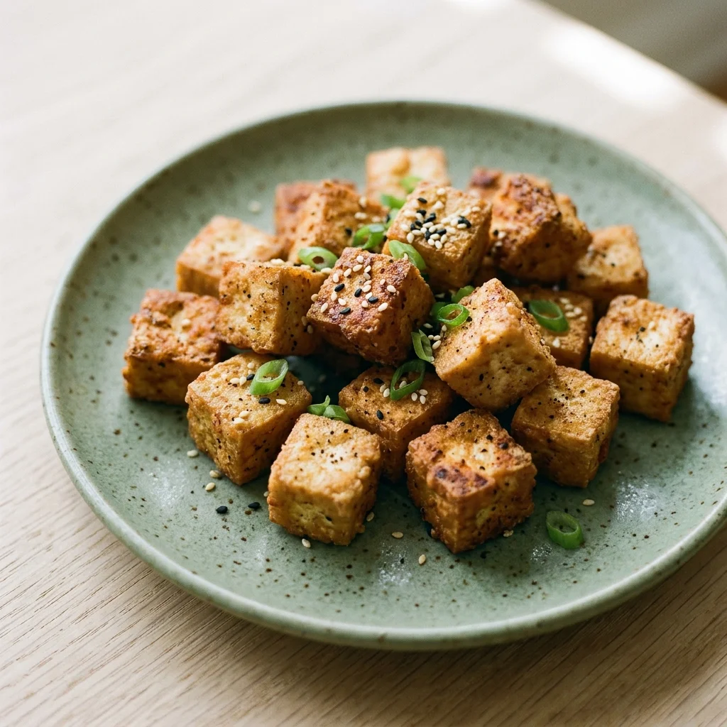 Vegan Air Fryer Crispy Tofu