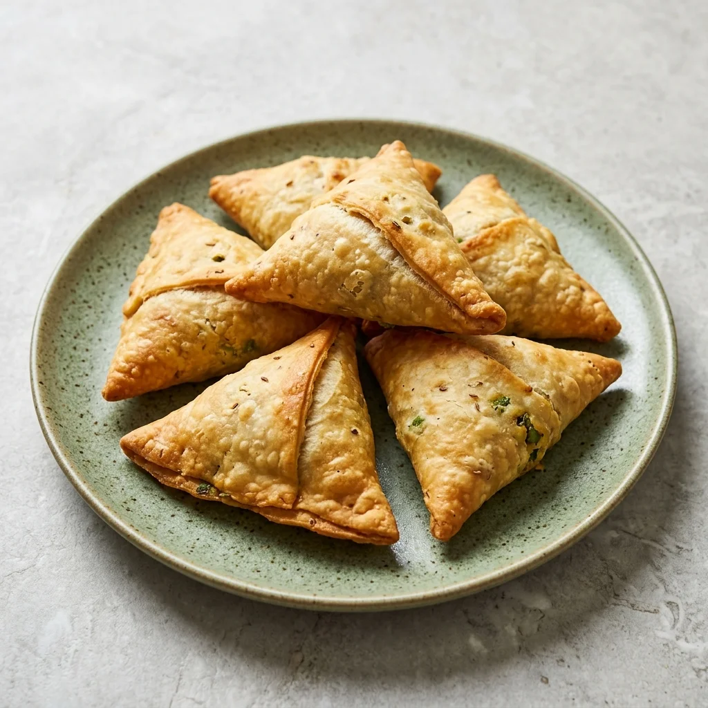 Vegan Chili Vegetable Samosas