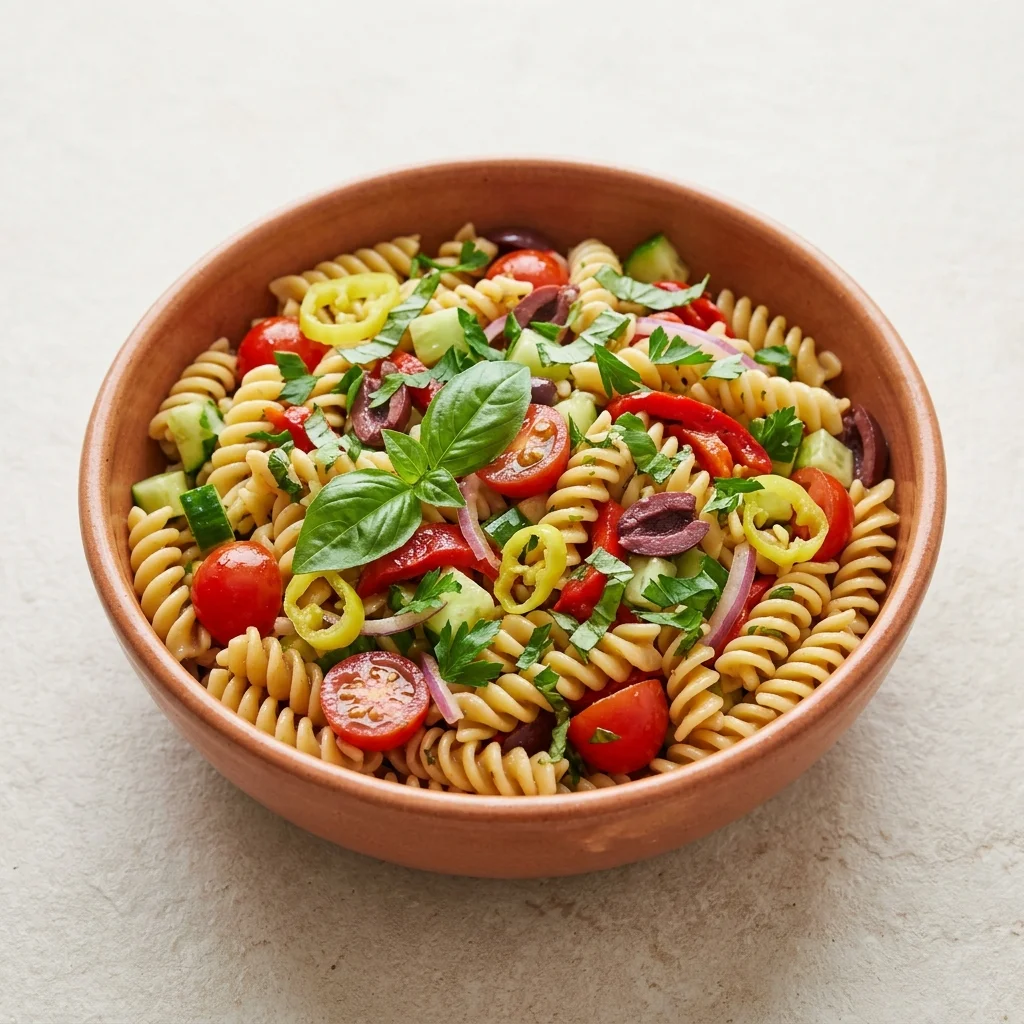 Vegan Fresh Italian Pasta Salad