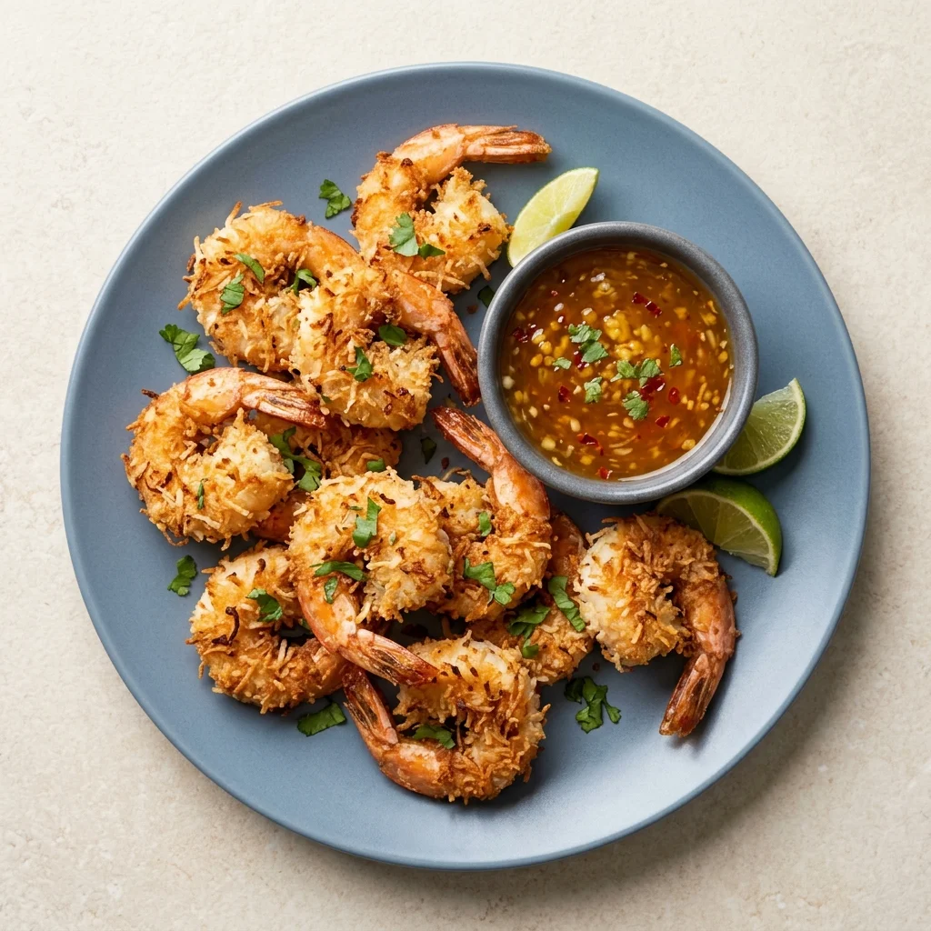 Honey Coconut Shrimp with Sweet Chili Sauce
