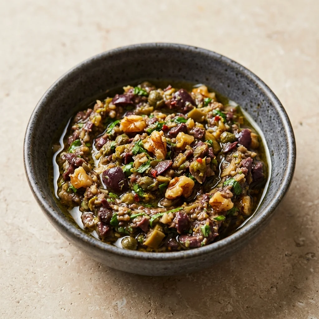 Walnut Pesto Olive Tapenade
