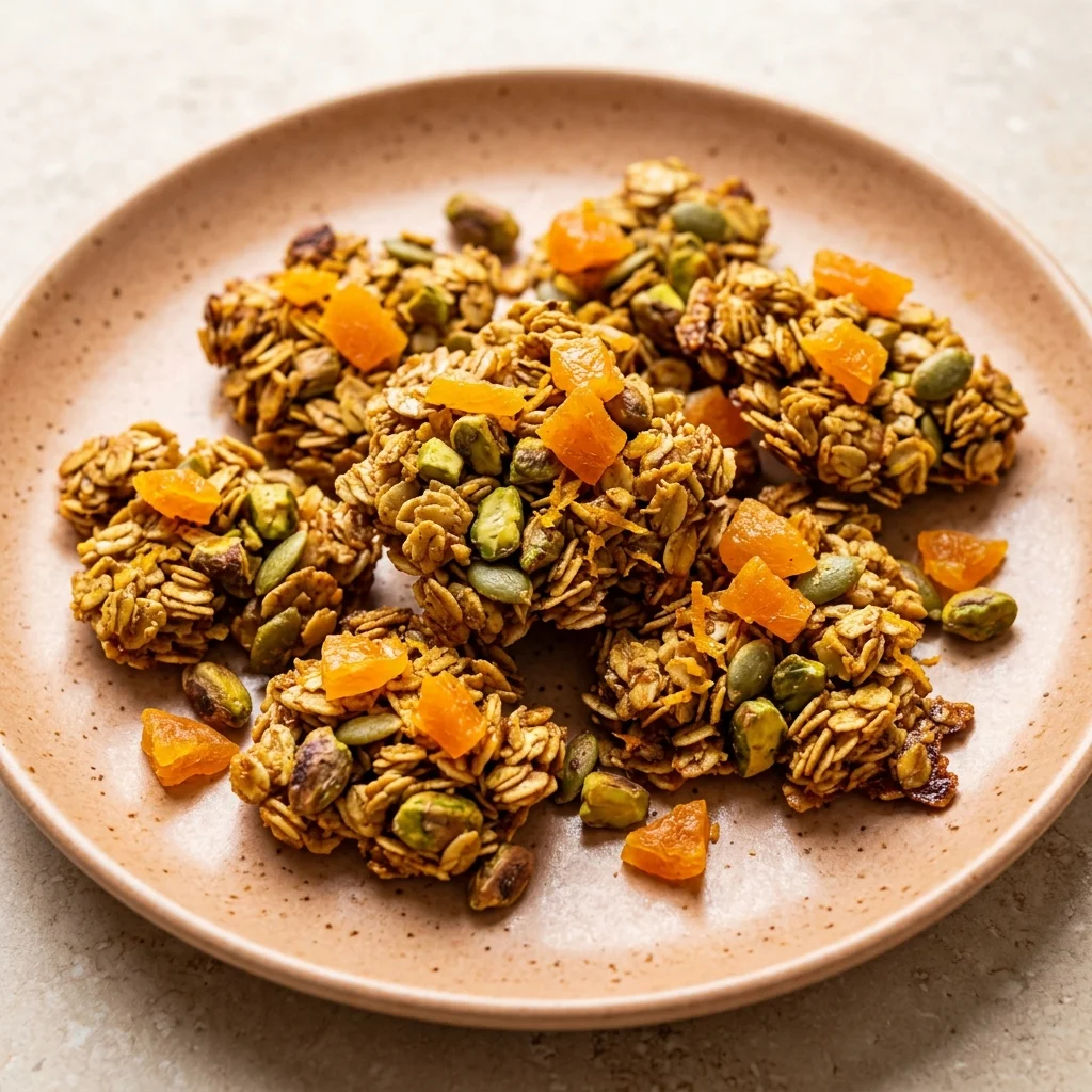 Orange-Pistachio Apricot Granola