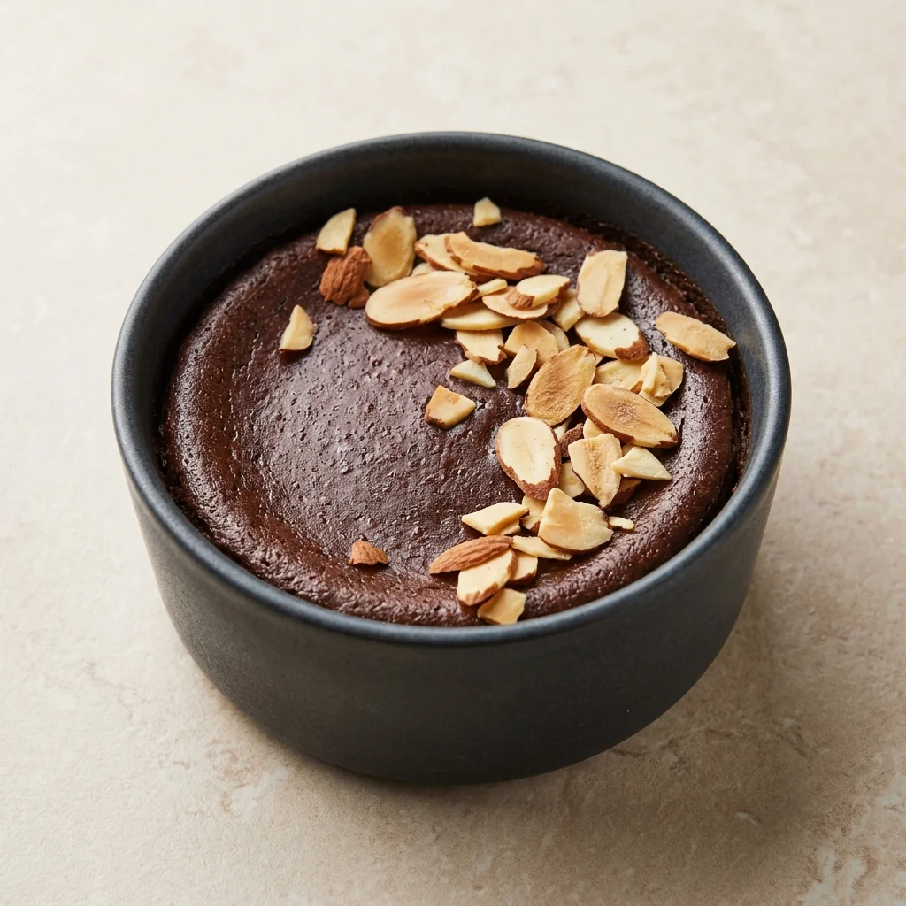 Dark Chocolate Pumpkin Almond Custard