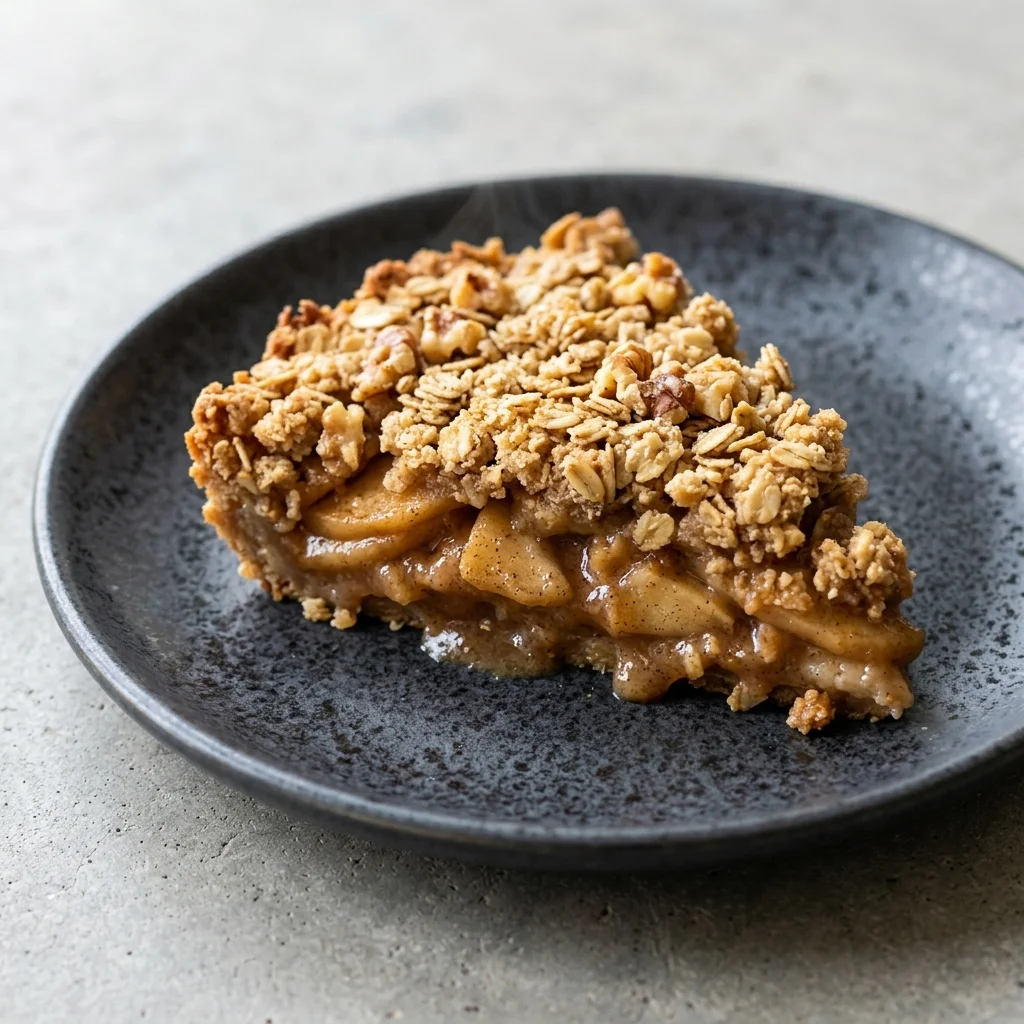 Ginger-Cardamom Apple Oat Crisp