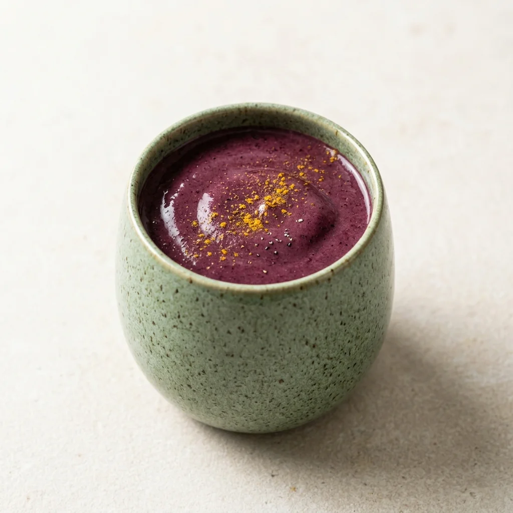 Turmeric-Cinnamon Acai Berry Smoothie