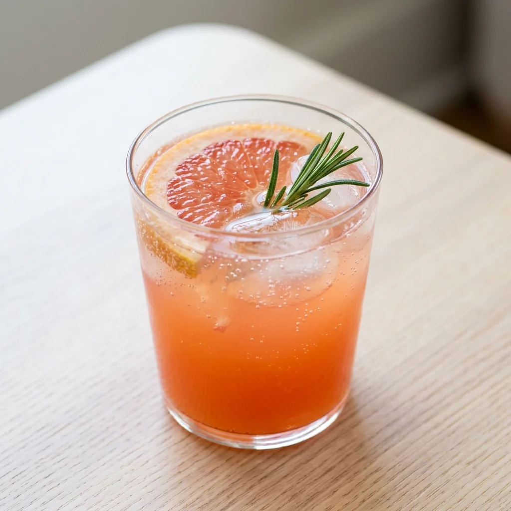 Turmeric-Cinnamon Grapefruit Rosemary Spritz
