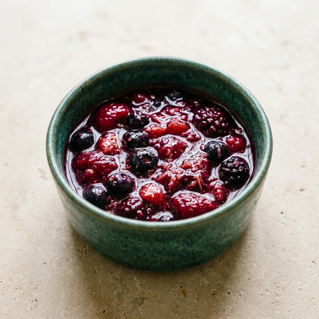 Turmeric-Ginger Berry Compote