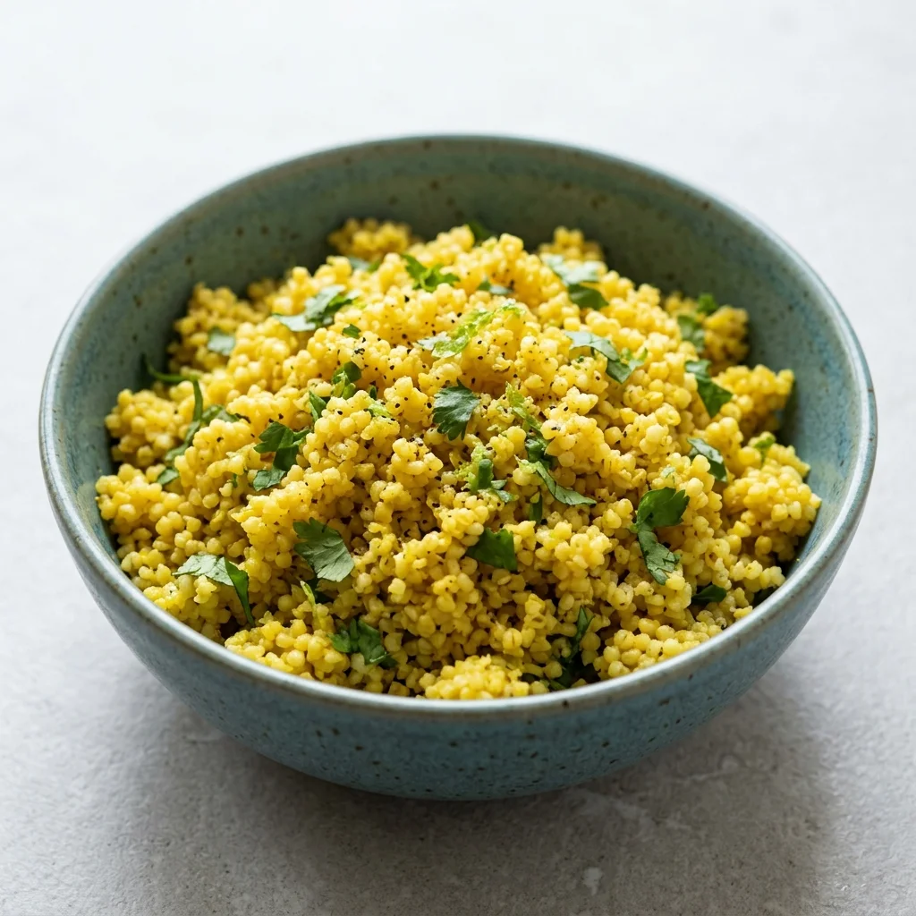 Cilantro-Lime Millet Pilaf with Turmeric