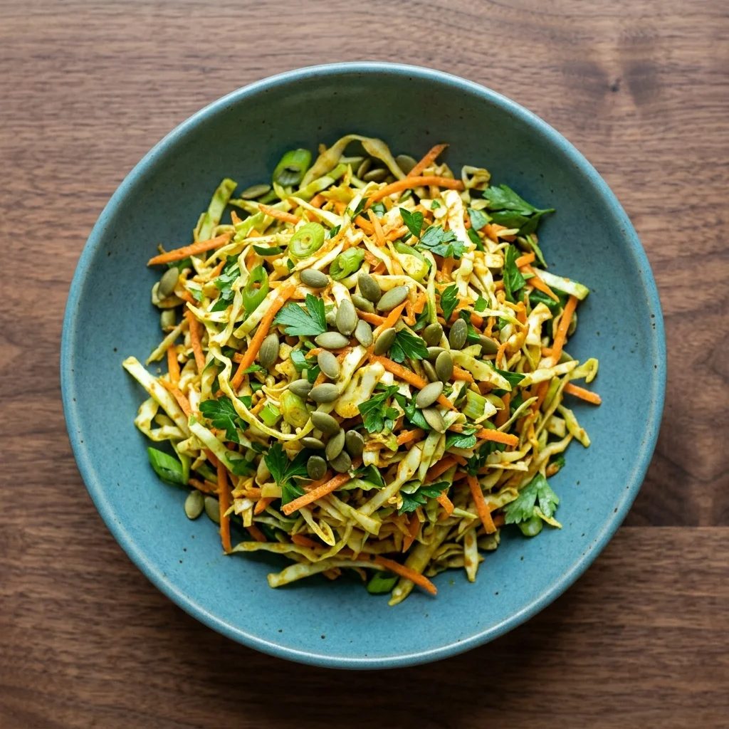 Smoky Paprika Cabbage and Carrot Slaw