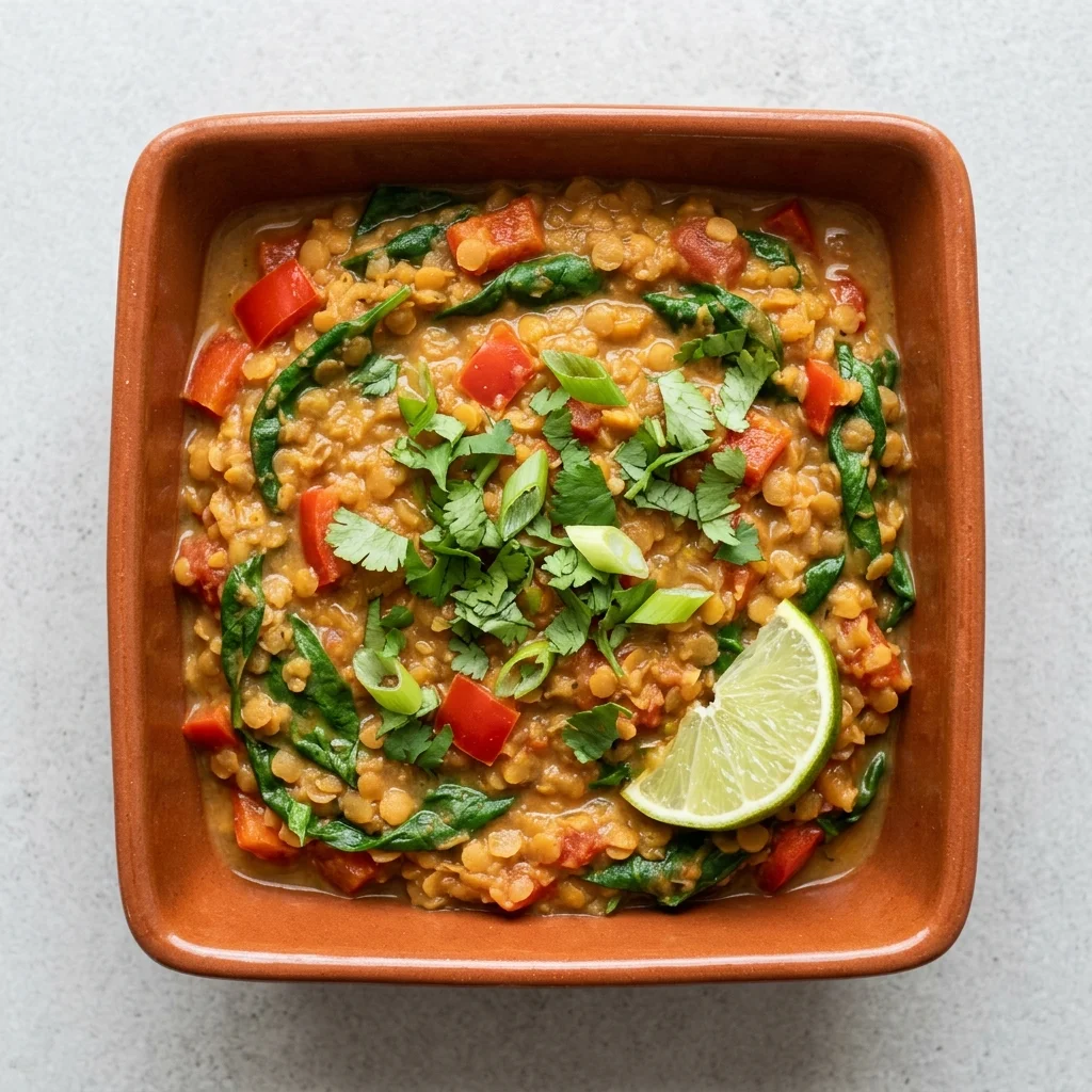 Thai-Inspired Ginger-Lime Lentil Chili