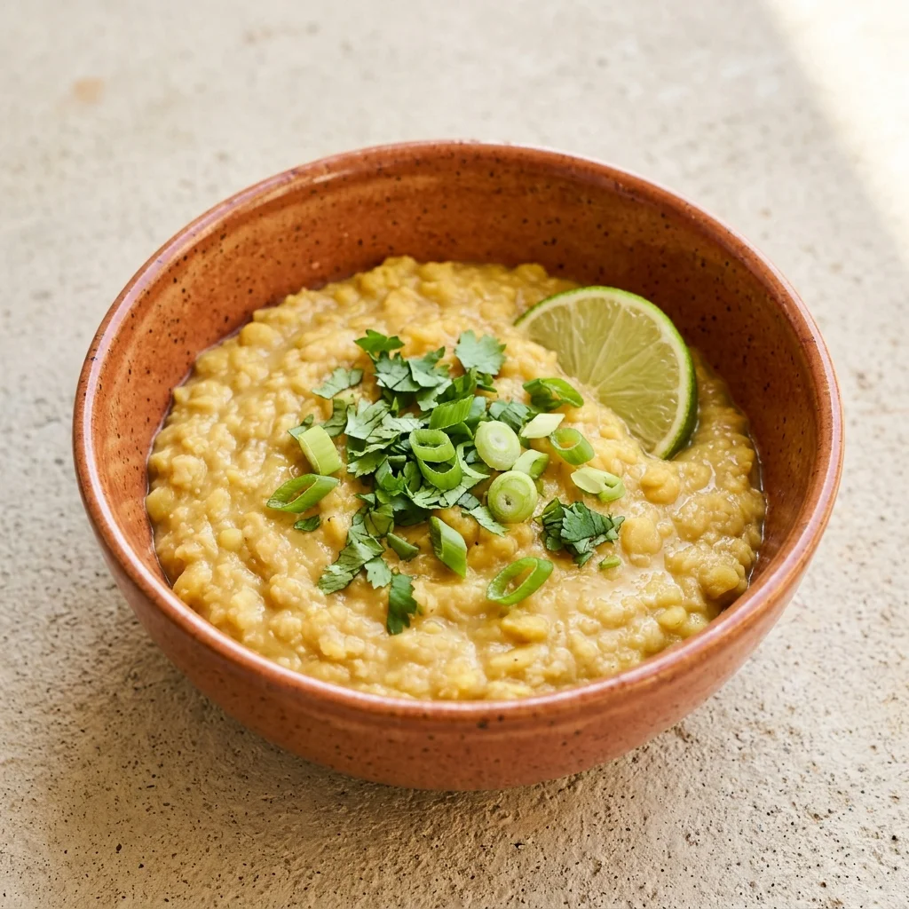 Thai-Inspired Ginger-Lime Yellow Split Pea Dal