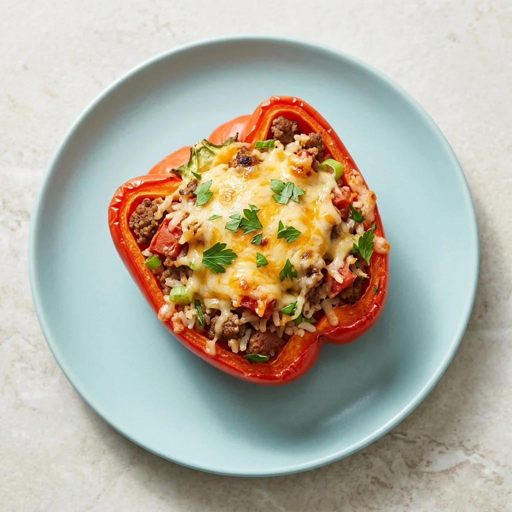Beef Stuffed Bell Peppers