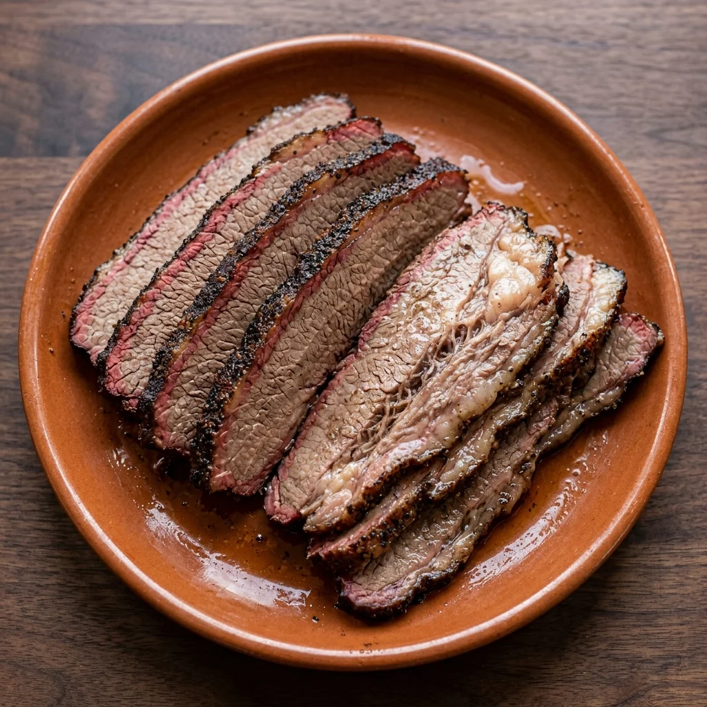 Herb-Rubbed Texas-Style Smoked Brisket