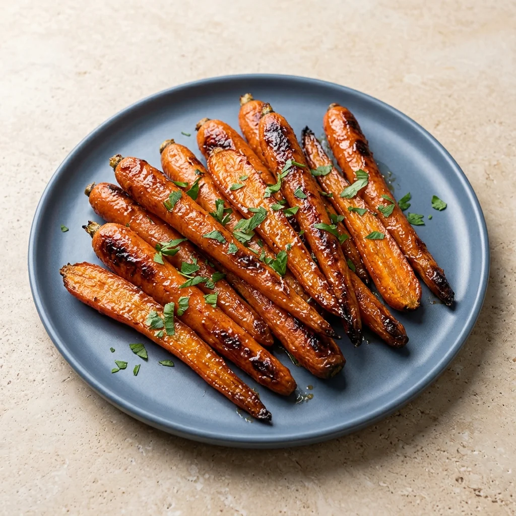 Glazed Smoky Paprika Roasted Carrots