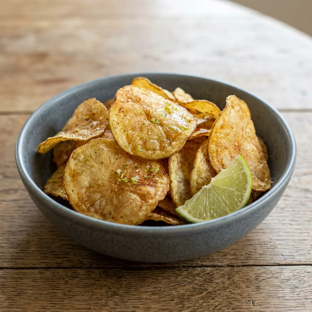 Easy Cumin Lime Potato Chips
