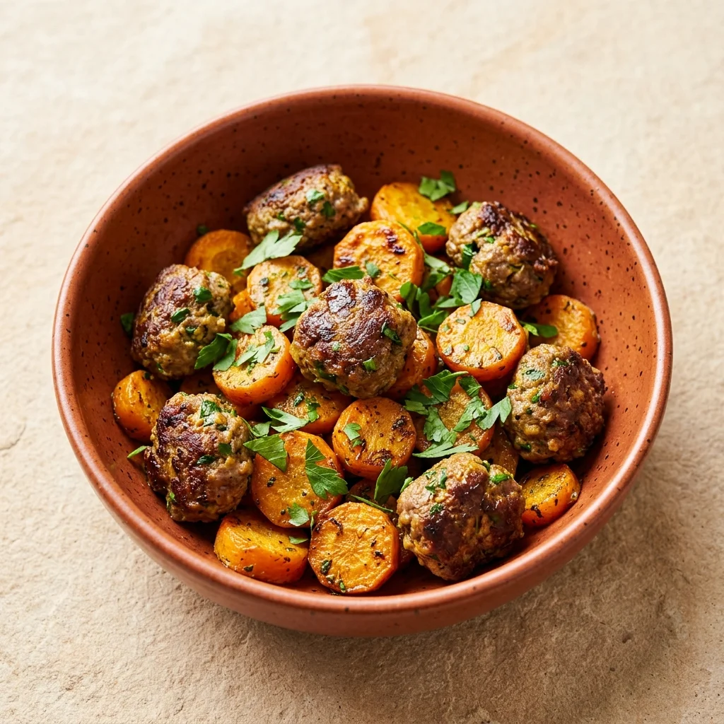 Ginger-Turmeric Beef Kofta Bites with Carrot