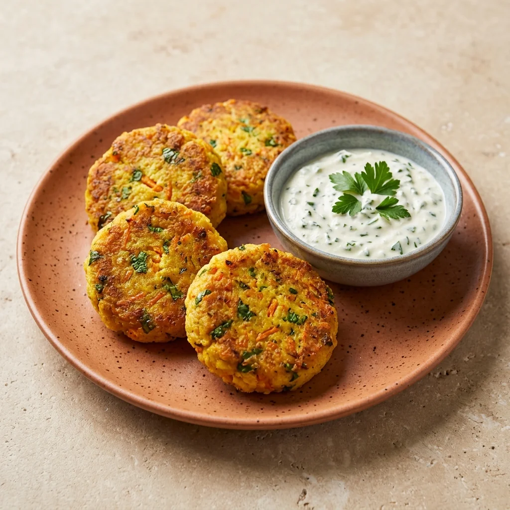 Ginger-Turmeric Snapper Cakes with Carrot