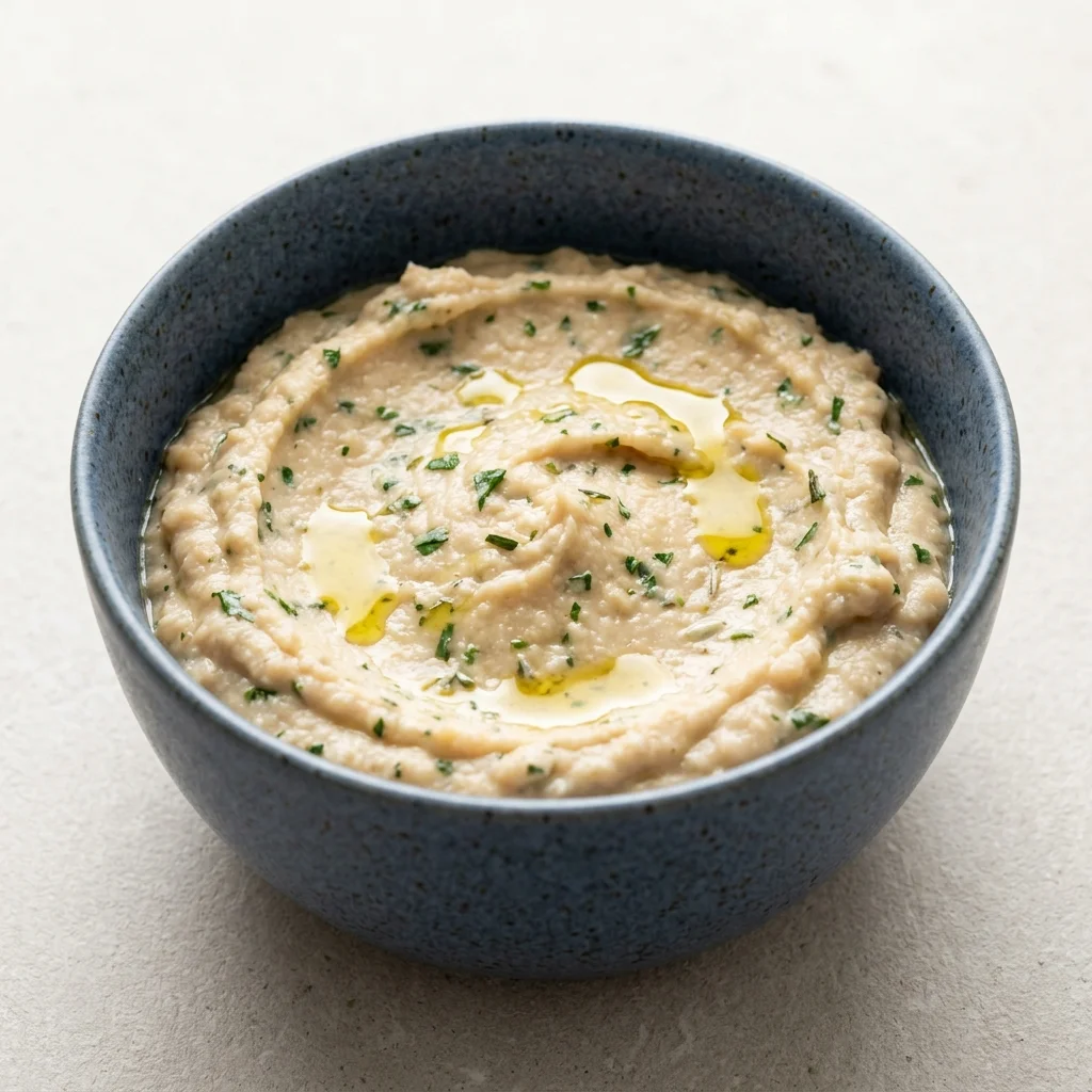 Roasted Garlic White Bean Spread