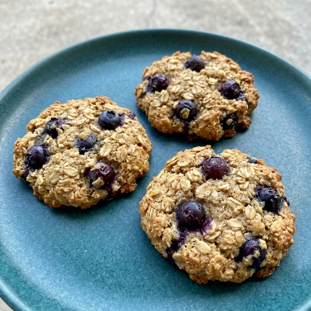 Honey-Nutmeg Blueberry Breakfast Cookies