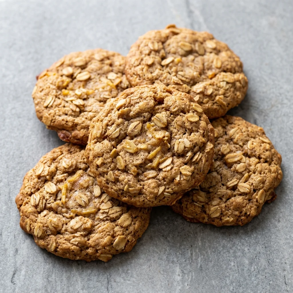 Cinnamon-Cardamom Apple Oat Cookies