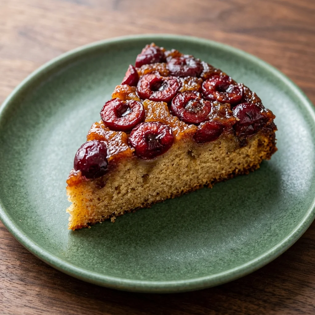 Honey-Nutmeg Cherry Upside-Down Cake
