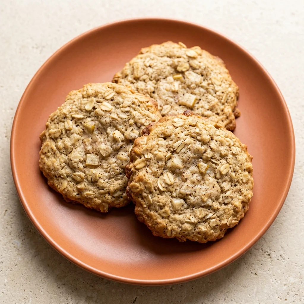 Honey-Nutmeg Pear Oat Cookies