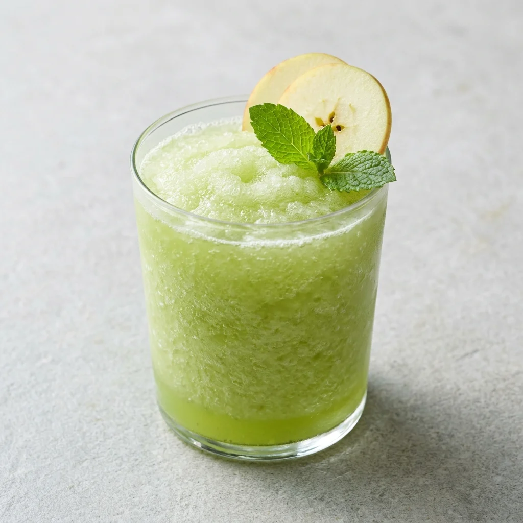Apple-Mint Slushy