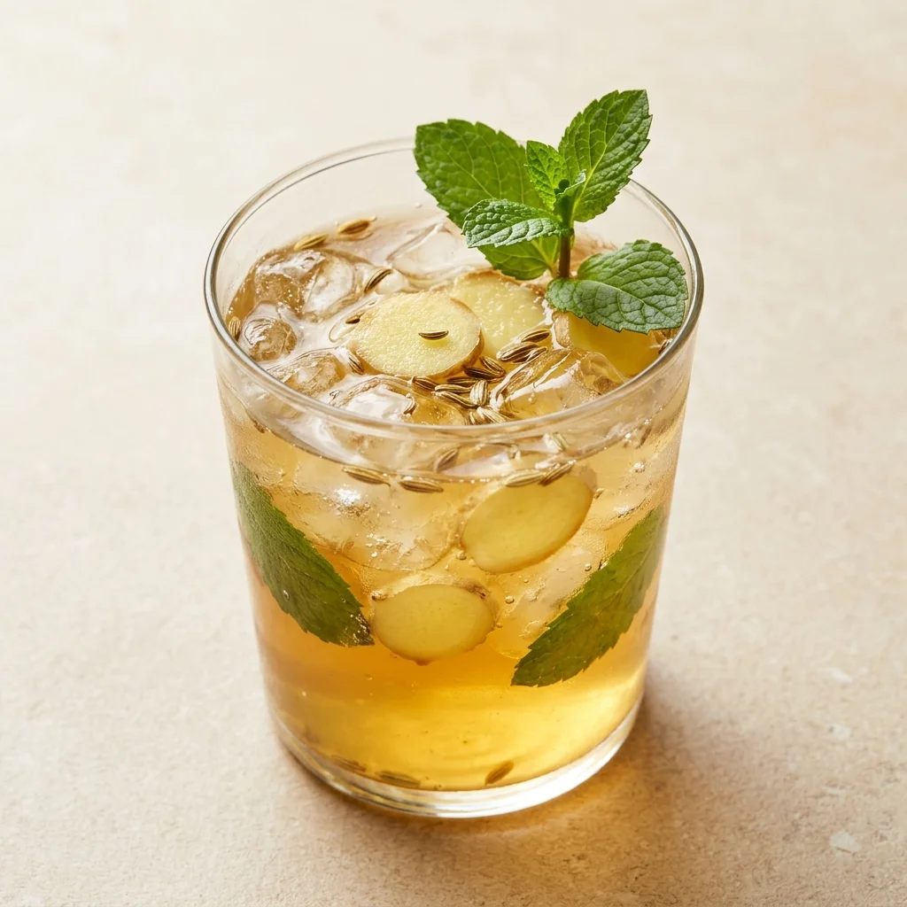Ginger Fennel Iced Herbal Tea