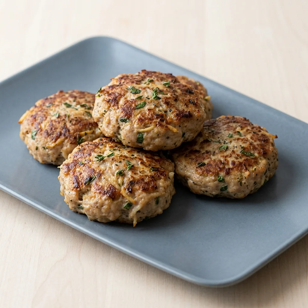 Apple Turkey Breakfast Patties