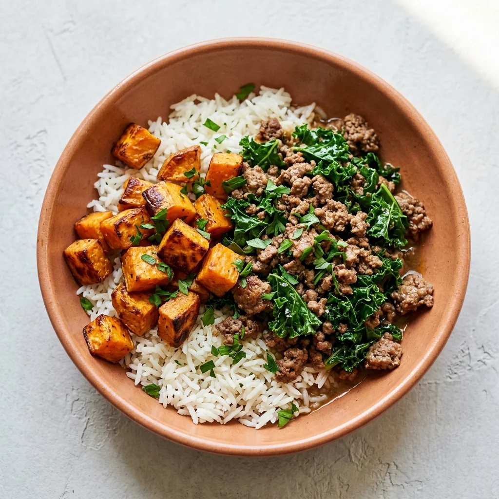 Beef and Sweet Potato Bowl