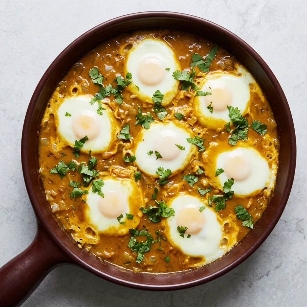Eggs in Coconut Curry Sauce