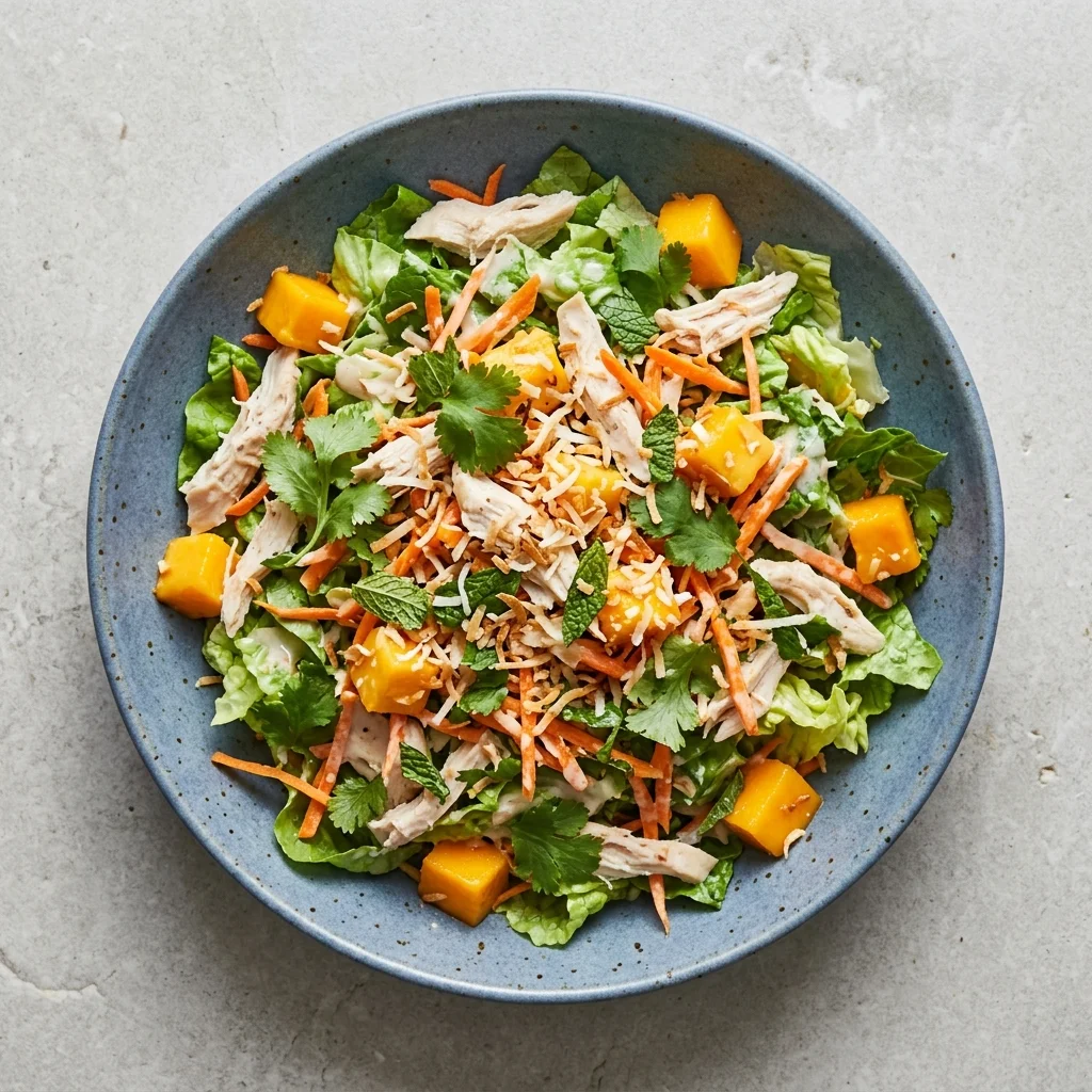 Mango Coconut Chicken Salad