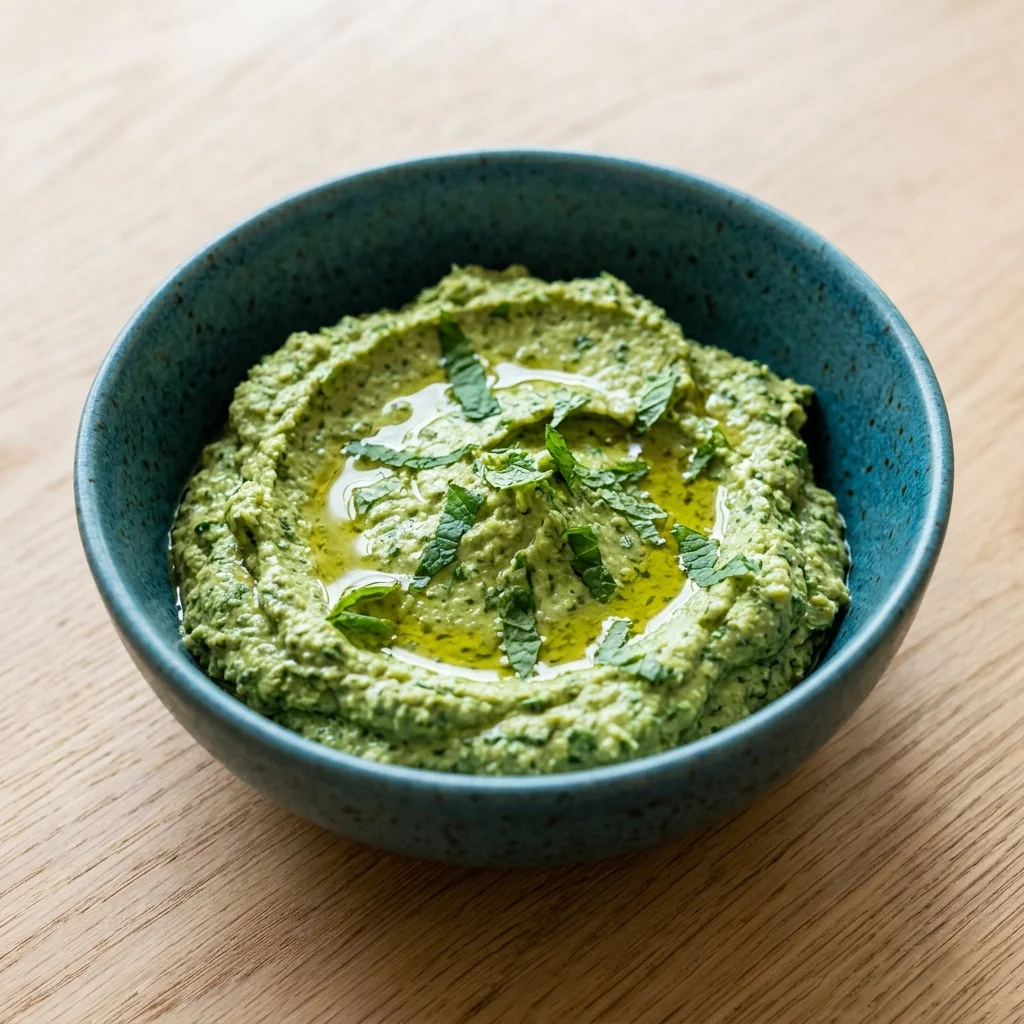 Garlic Mint Pumpkin Seed Dip