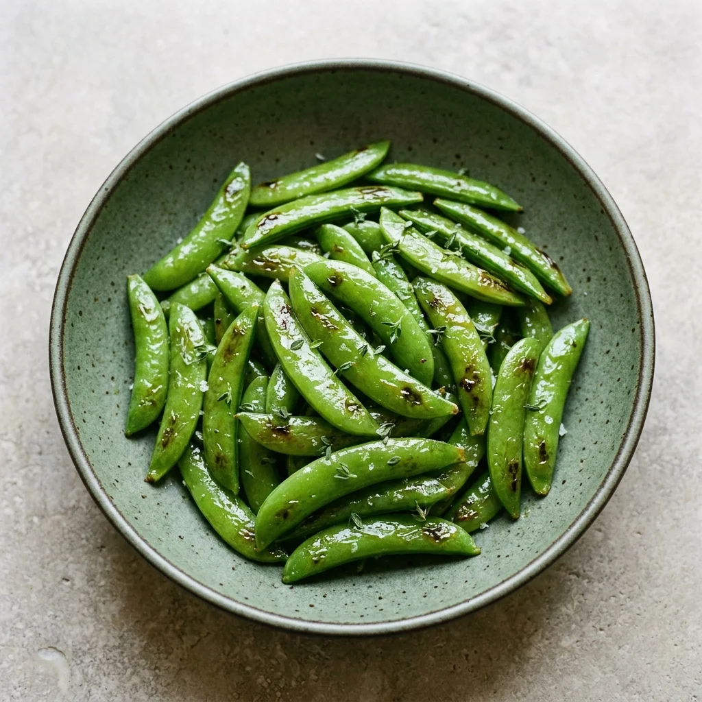 Honey-Glazed Snap Peas