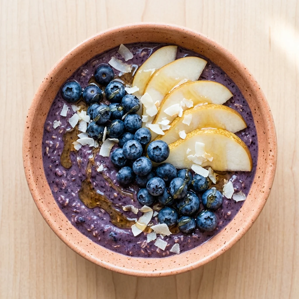 Vanilla Blueberry Smoothie Bowl