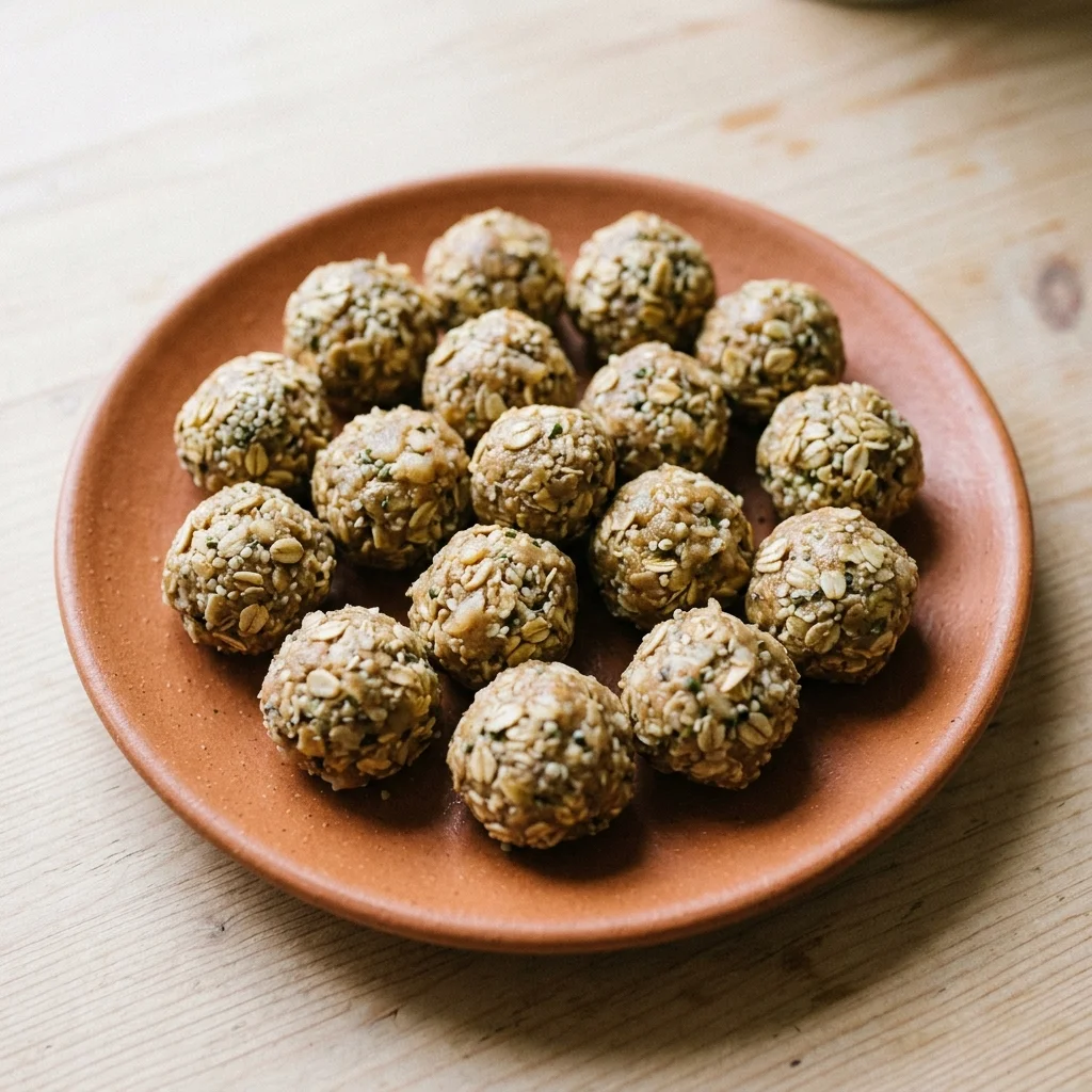 Vanilla Pear Oat Energy Bites