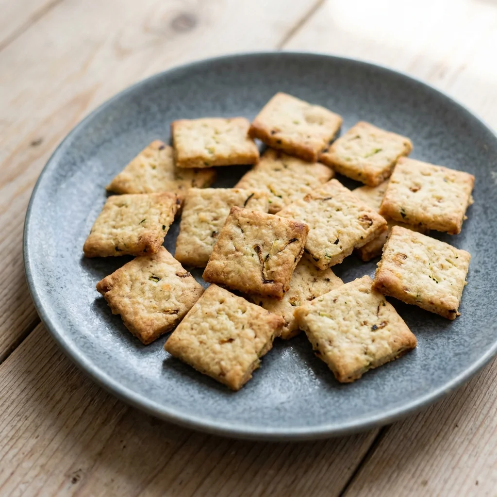 Vanilla Zucchini Rice Cracker Bites