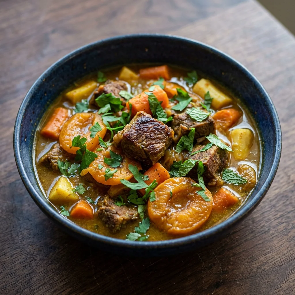 One-Pot Lamb and Apricot Stew