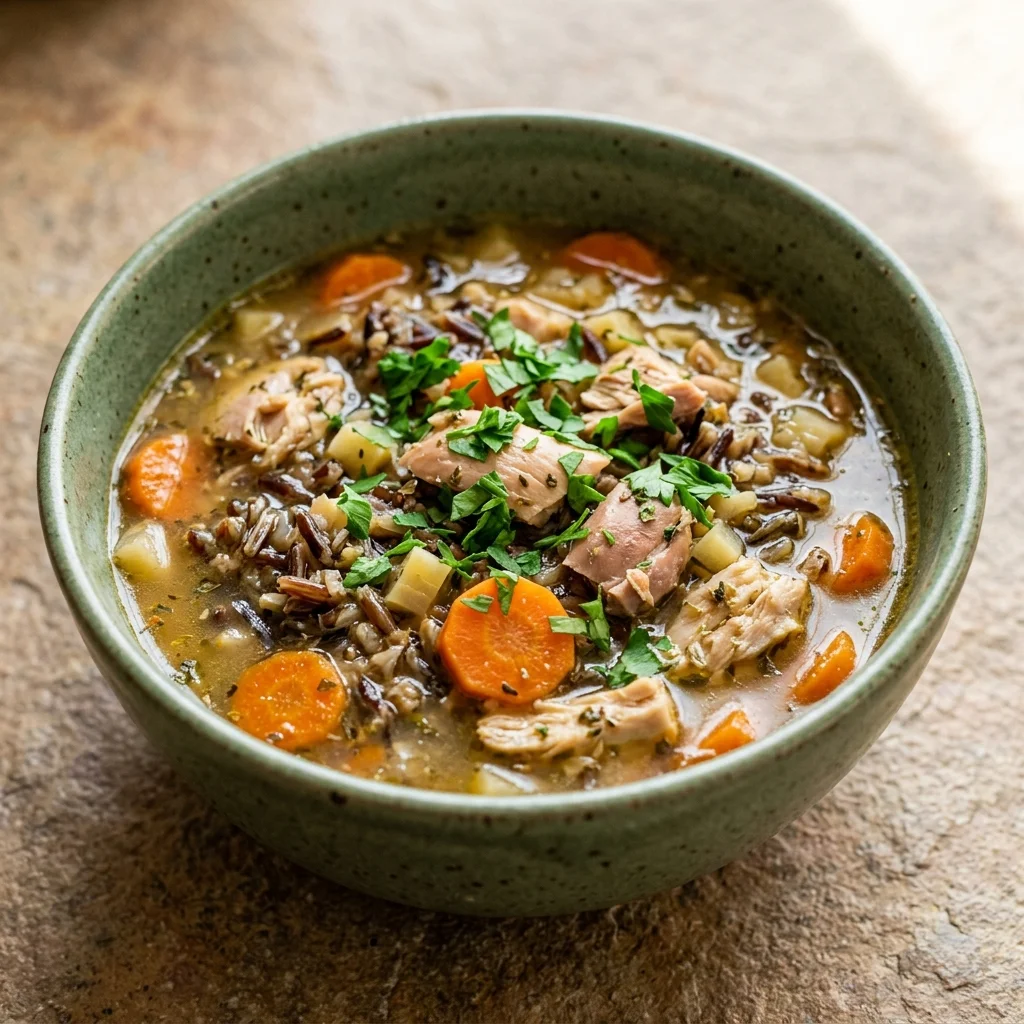 Wild Rice and Chicken Soup