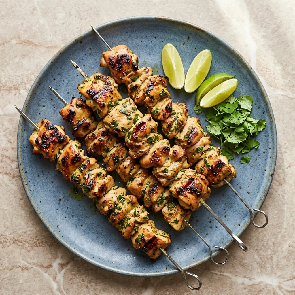 Cilantro-Lime Chicken Skewers