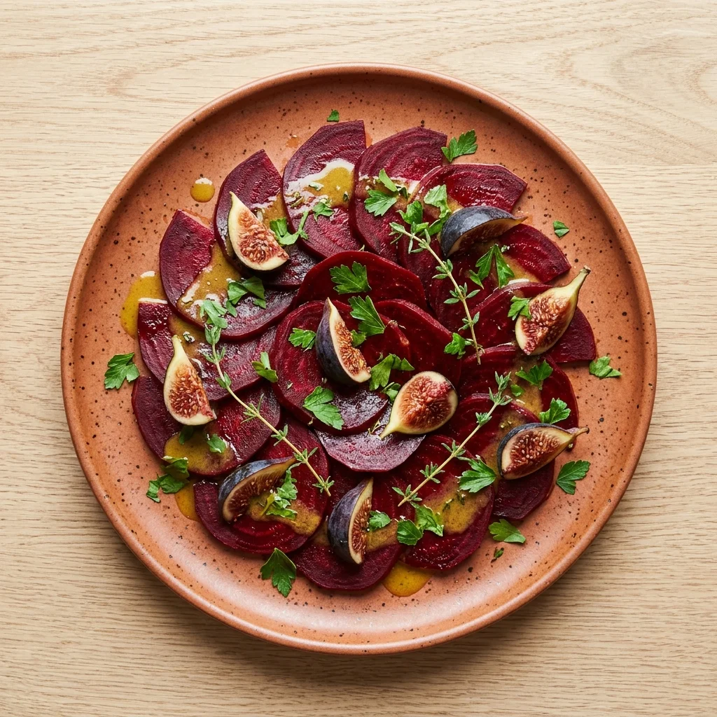 Fig & Thyme Roasted Beet Carpaccio