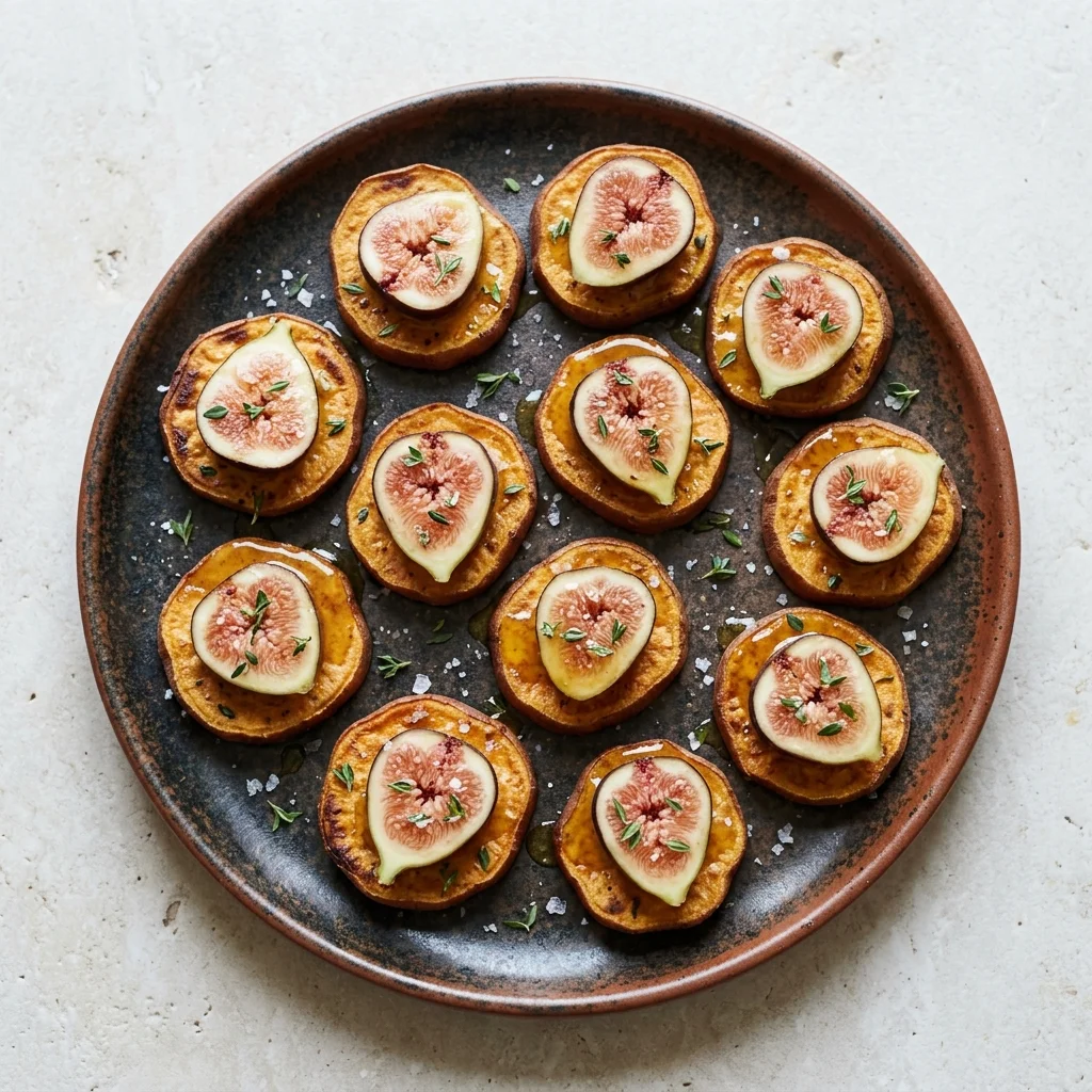 Fig & Thyme Sweet Potato Crostini