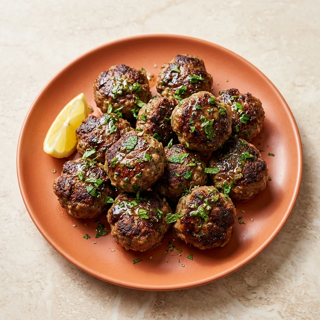 Greek Lamb Meatballs with Mint
