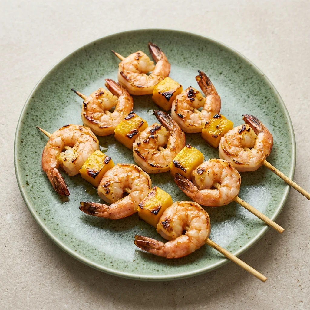 Mango-Lime Shrimp Skewers