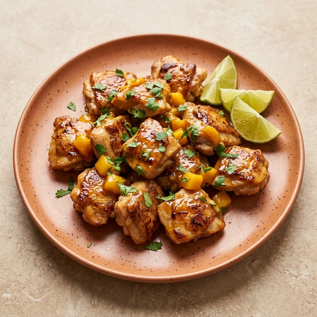 Maple-Mango Chicken Bites