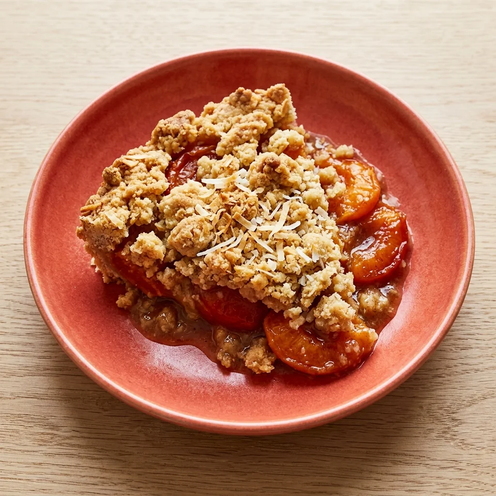 Apricot & Coconut Crumble