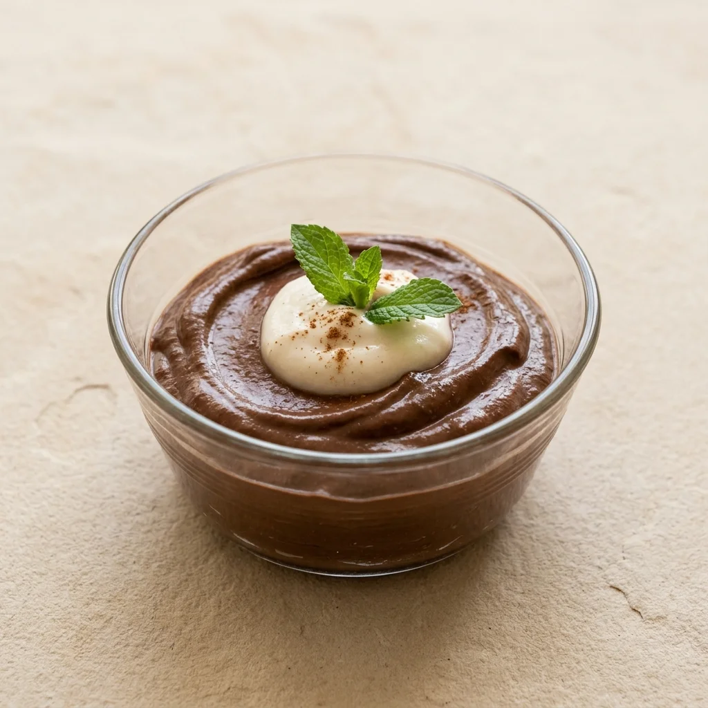 Coconut Carob Avocado Mousse