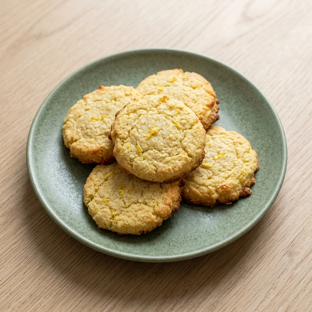 Coconut Flour Lemon Cookies