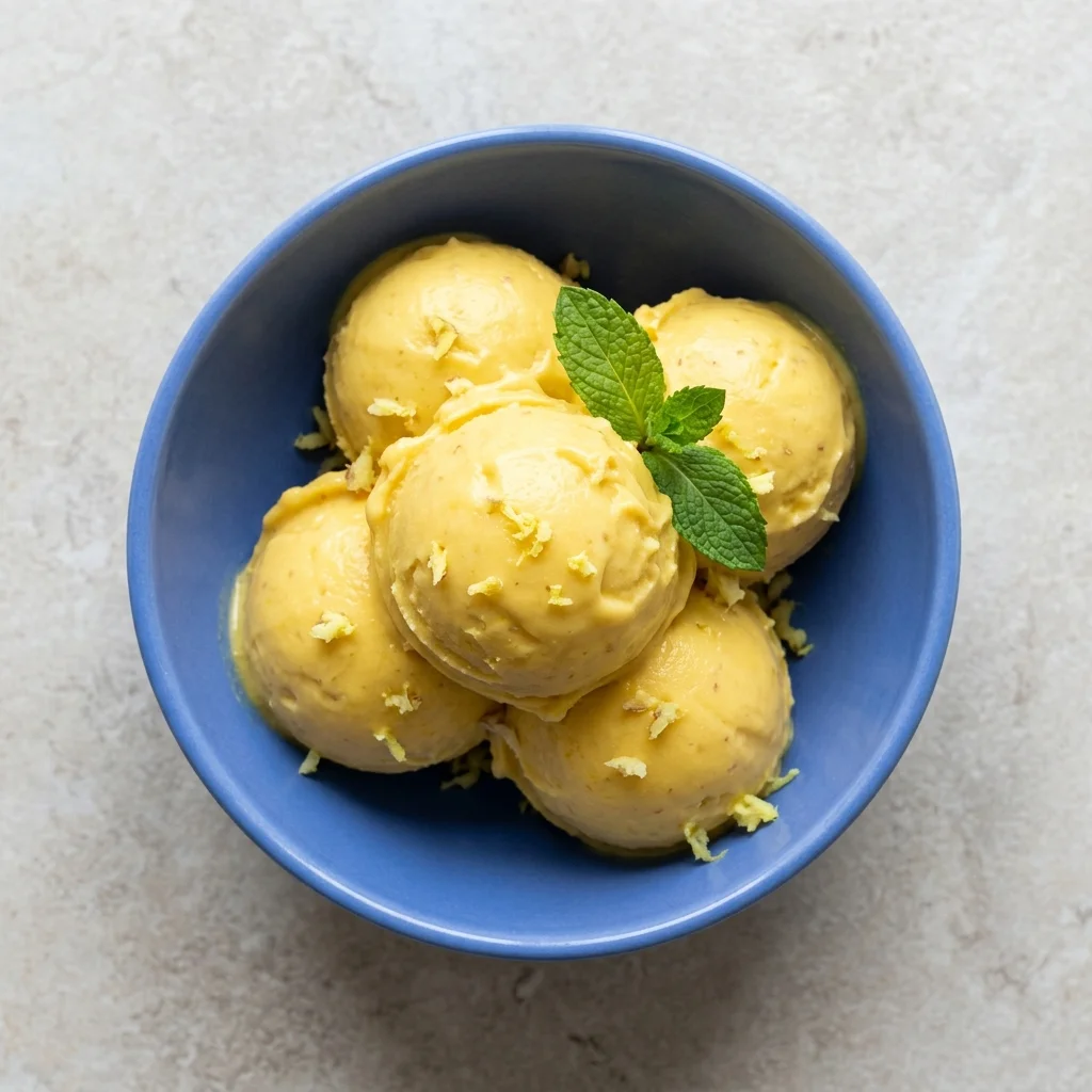 Ginger Mango Banana Nice Cream